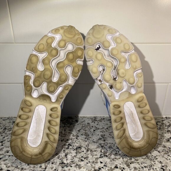 Nike Air Max 270 React Women's Size 10 AT6174-102 White Running Sneakers - Picture 7 of 8